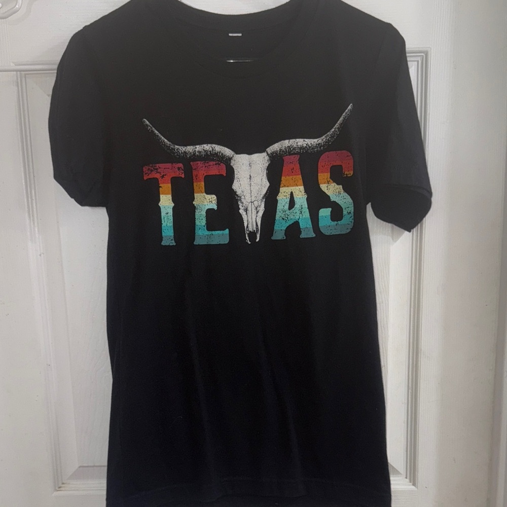 Comfort Colors Black Texas Short Sleeve Tee